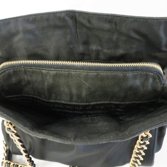 Prada Tessuto Chain-Strap Tote Black Nylon - Picture 5 of 8